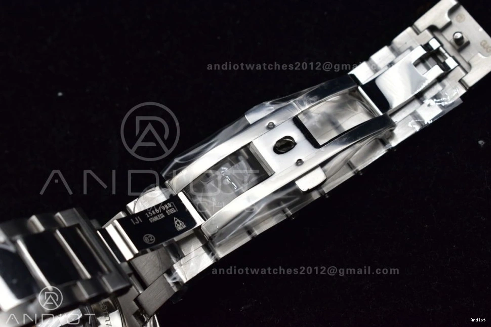 SS A8500 Aqua 1:1 VSF Best White Edition Dial Terra On Waved SS Bracelet 150M 0601